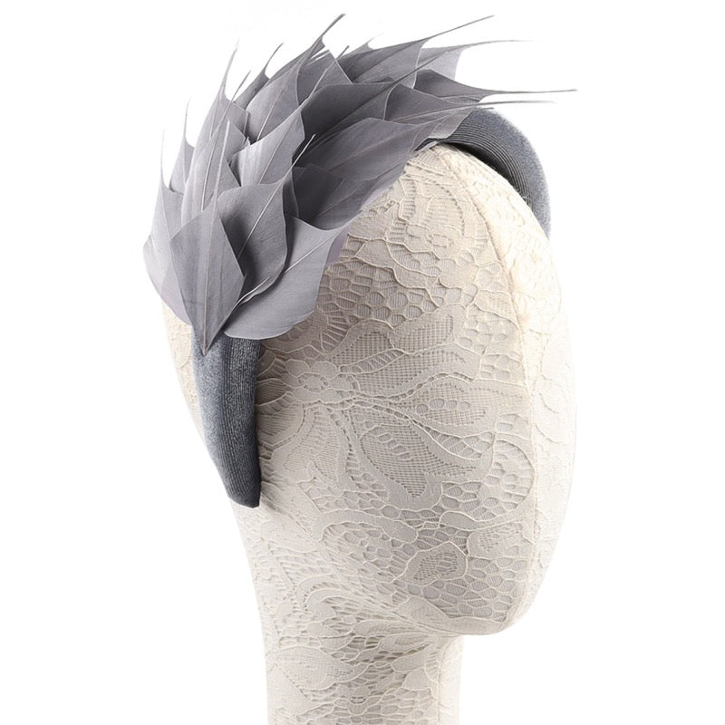grey headpiece