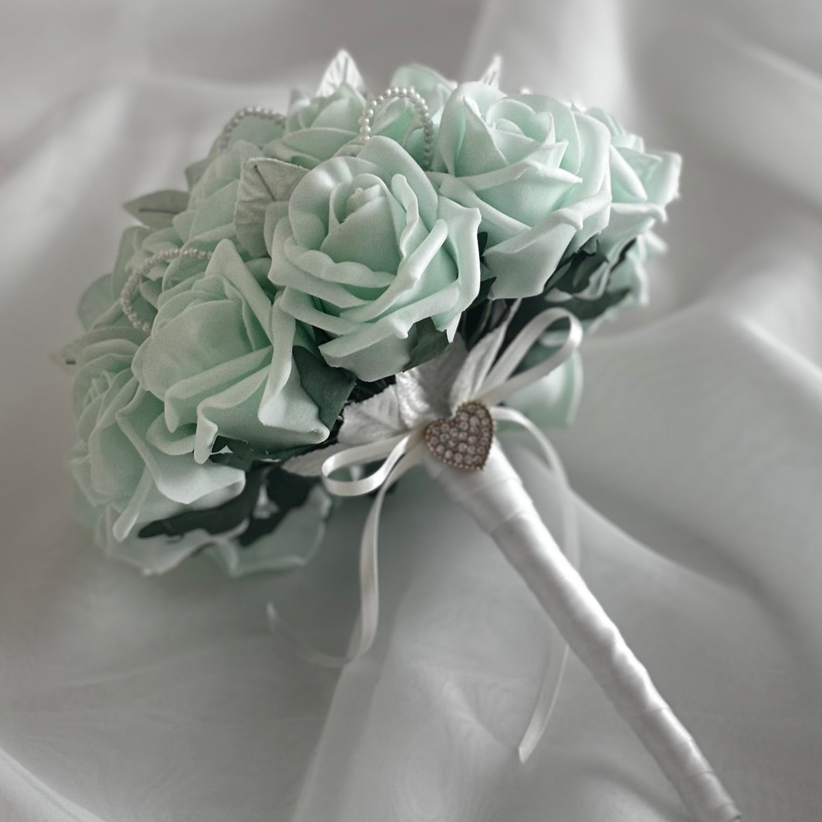  Mefier Home Artificial Flowers Combo Delicate Mint Green Mixed  Flowers with Stem for DIY Wedding Bouquets Centerpieces Baby Shower Party  Home Decorations : Home & Kitchen