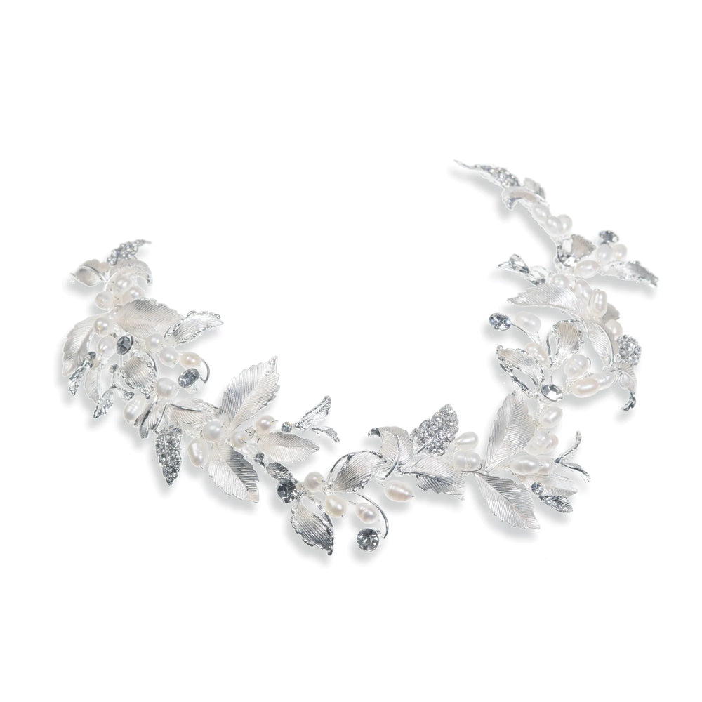 Ivory and Co Crystal and Pearl Bridal Hair Vine, ANOUSHKA