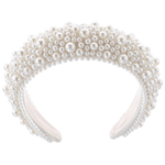Pearl Bridal Headband, Pearl Wedding Headpiece A9398