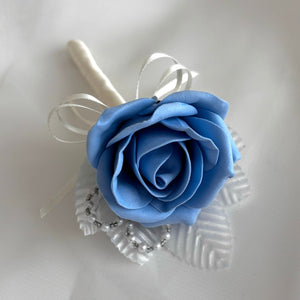 Artificial Wedding Bouquet and Buttonhole, Artificial Bridal Flowers, Roses FL77, ALL COLOURS