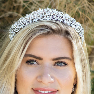 Austrian Crystal Wedding Tiara By ivory & Co, Octavia