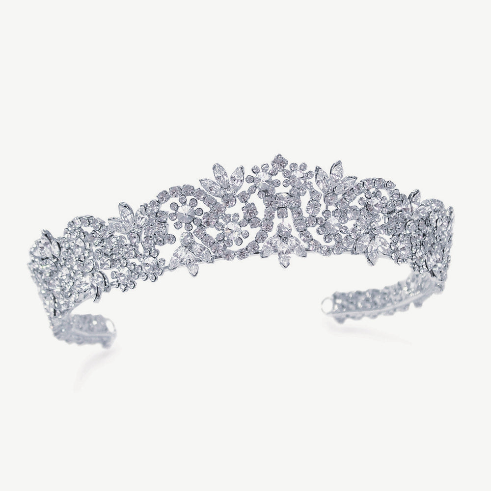 Austrian Crystal Wedding Tiara By ivory & Co, Octavia