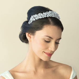 Austrian Crystal Wedding Tiara By ivory & Co, Octavia