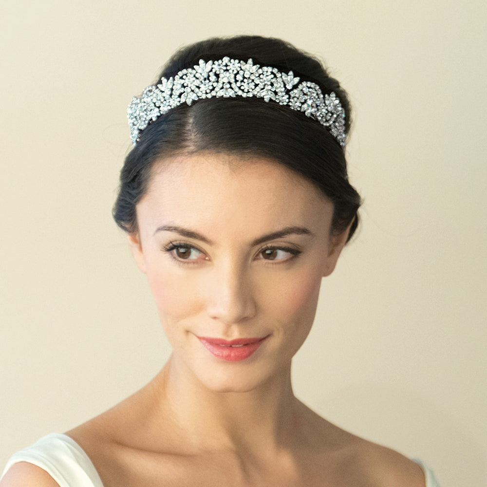 Austrian Crystal Wedding Tiara By ivory & Co, Octavia