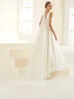 Cathedral Wedding Veil, Glitter Tulle, Single Tier, Cut Edge S362 **SALE***