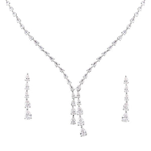 Crystal Bridal Jewellery Set, Necklace & Earring A9549