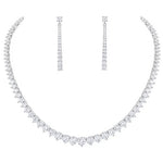 Crystal Bridal Necklace & Earring Jewellery Set, A9724