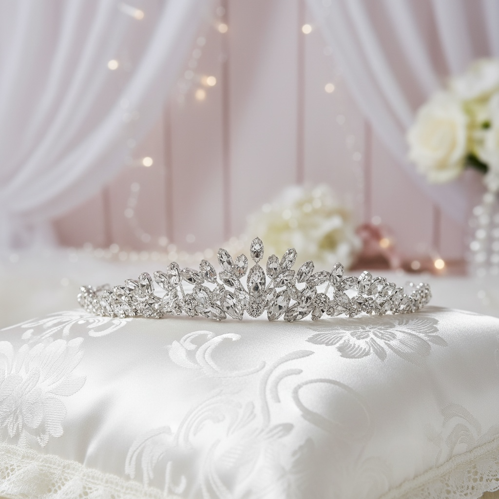 Crystal Bridal Tiara – Elegant Wedding Headpiece for Bride
