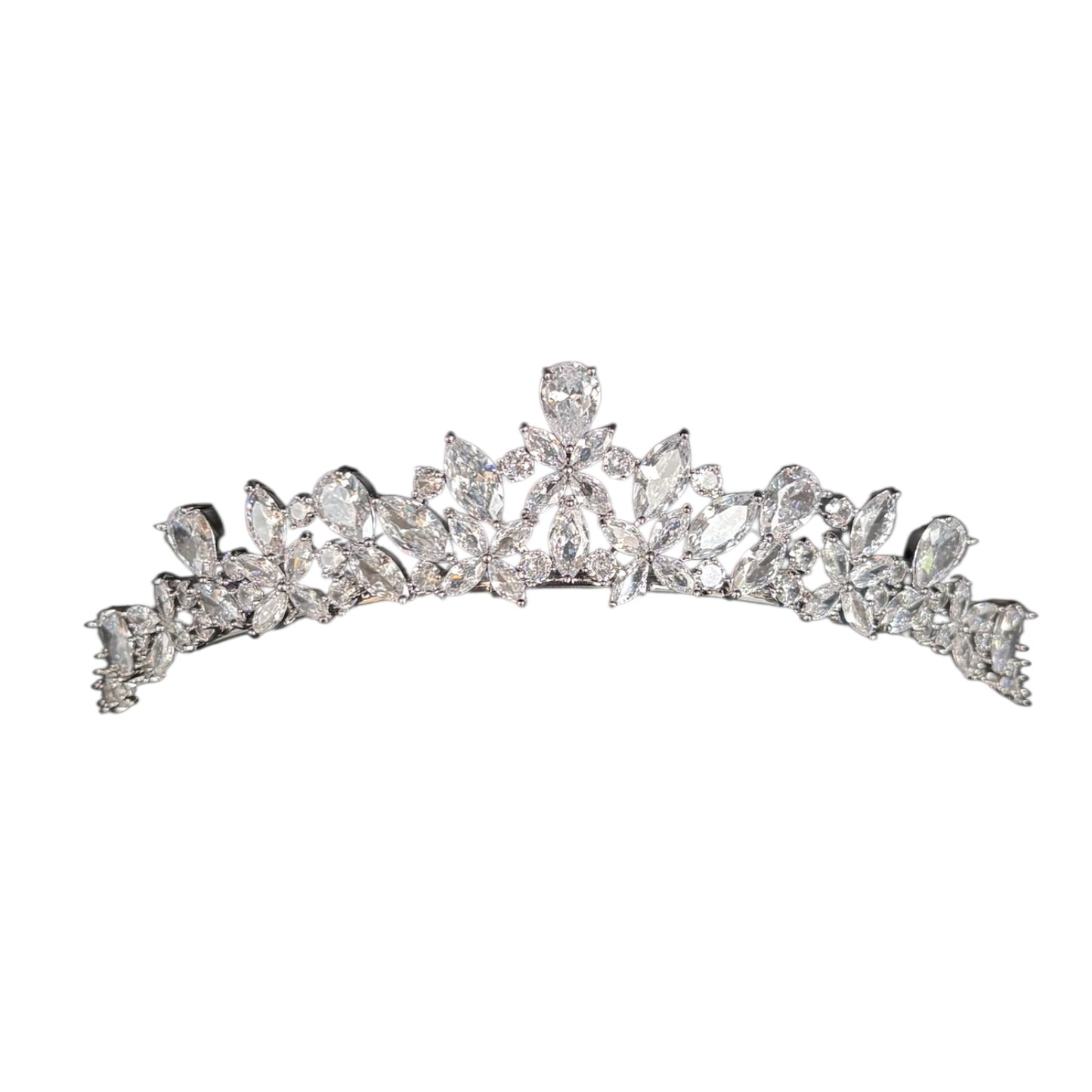 Silver Crystal Wedding Tiara