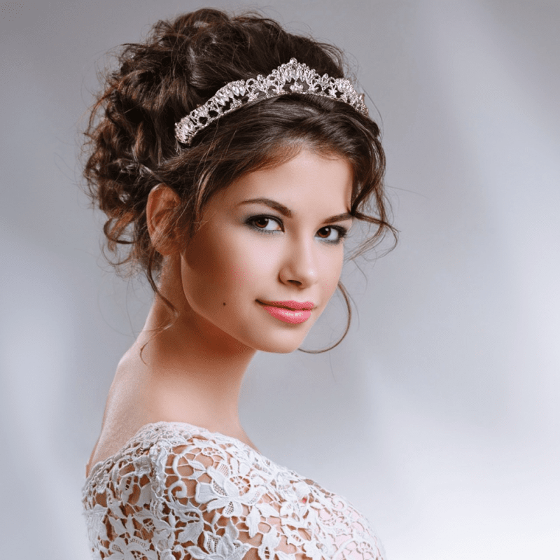 Crystal Bridal Tiara, Rose Gold or Silver Wedding Headpiece 9278, 9266