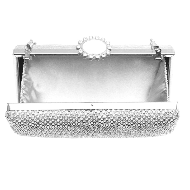 
            
                Load image into Gallery viewer, Crystal Clutch Bag, Starlet Glam, Silver, Gold, Rose Gold, Pink or Rainbow
            
        