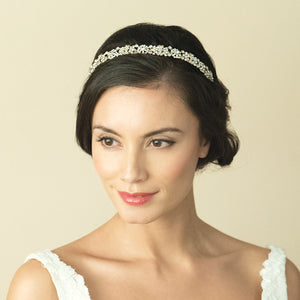 Gold Crystal Headband By Ivory & Co, Marielle