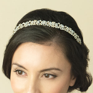 Gold Crystal Headband By Ivory & Co, Marielle