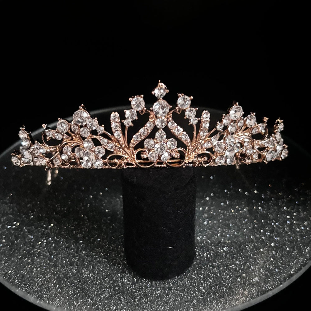 Gold Crystal Wedding Tiara, Brides and Bridesmaids, 9938