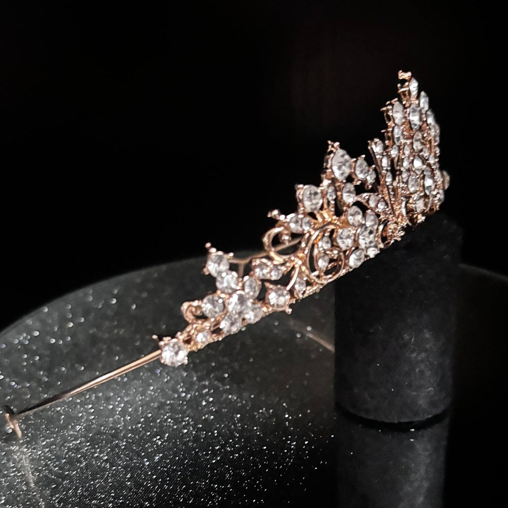 Gold Crystal Wedding Tiara, Brides and Bridesmaids, 9938