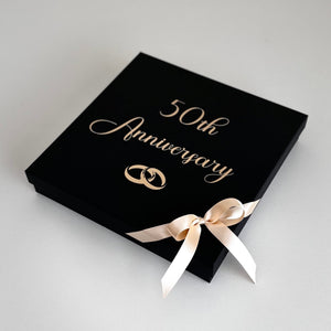 
            
                Load image into Gallery viewer, Personalised 50th Anniversary Scrapbook, Golden Wedding Anniversary, Photo Album
            
        