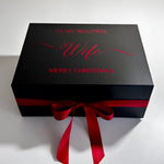 Personalised Gift Box, Christmas Hamper Box, Gift Box For Wife, Husband