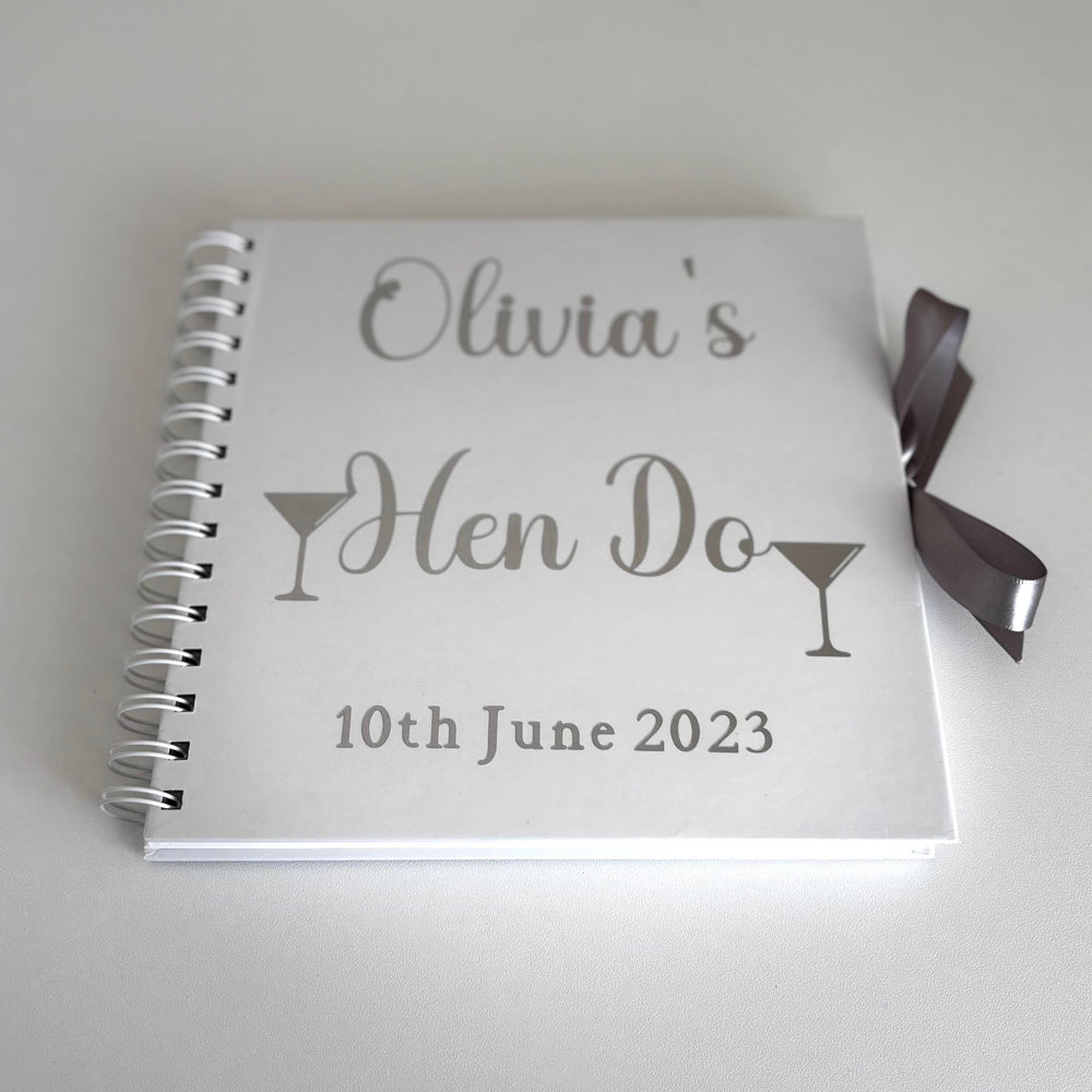 Personalised Hen Do Scrapbook, Gift Box, Hen Party