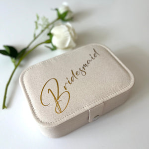 
            
                Load image into Gallery viewer, Personalised Jewellery Box, Bridesmaids, Maid of Honour Gift - PER11
            
        