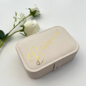 
            
                Load image into Gallery viewer, Personalised Jewellery Box, Thank You Gift, Bridesmaids, Maid of Honour Gift - PER15
            
        