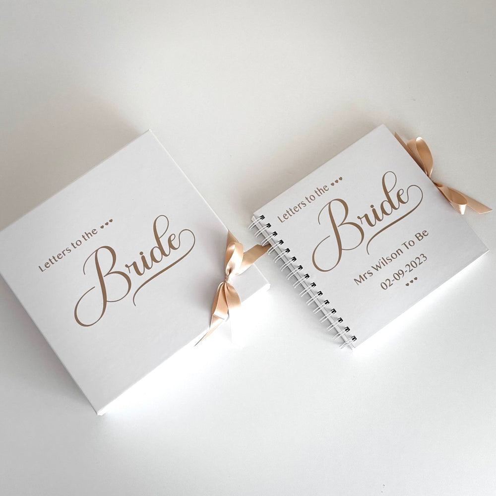 Personalised Letters To The Bride Scrapbook, Wedding Photo Album