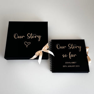 Personalised Scrapbook, Our Story so Far, Couples Scrapbook