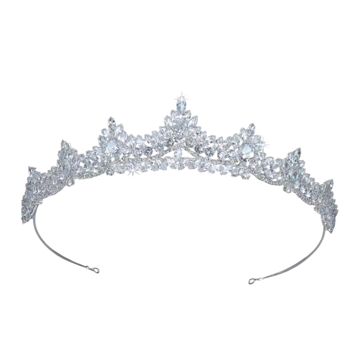 Crystal Bridal Tiara – Sparkling Silver Wedding Crown for Brides TT1100