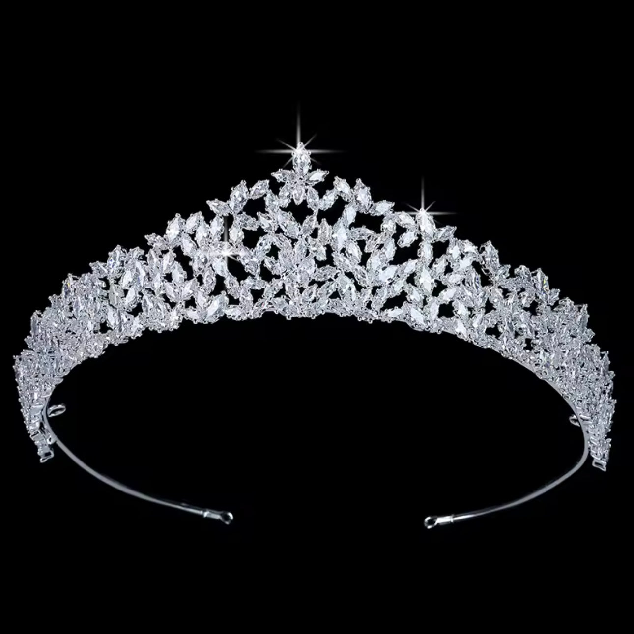 Luxury crystal wedding crown for brides
