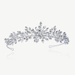Silver Crystal Bridal Tiara, Winterstar, By Ivory & Co.