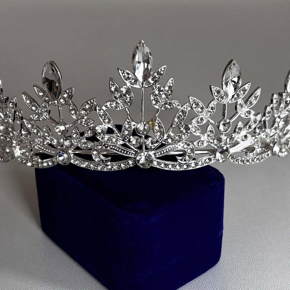 Silver Crystal Wedding Tiara, Brides and Bridesmaids, 9935