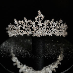 Silver Crystal Wedding Tiara, Brides and Bridesmaids, TT1000