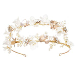 Blush Pink Floral Bridal Headband, 7583