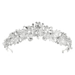Bridal Tiara with Crystals and Pearls, 9024
