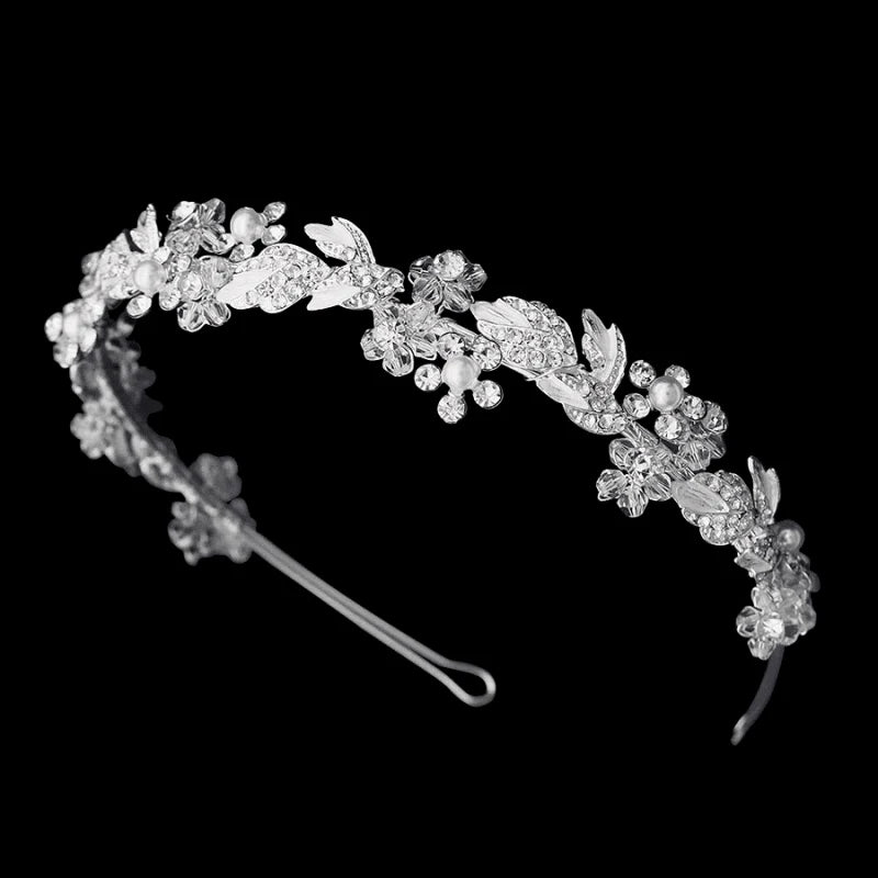 
            
                Load image into Gallery viewer, Bride or Bridesmaids Crystal Headband, A7914
            
        