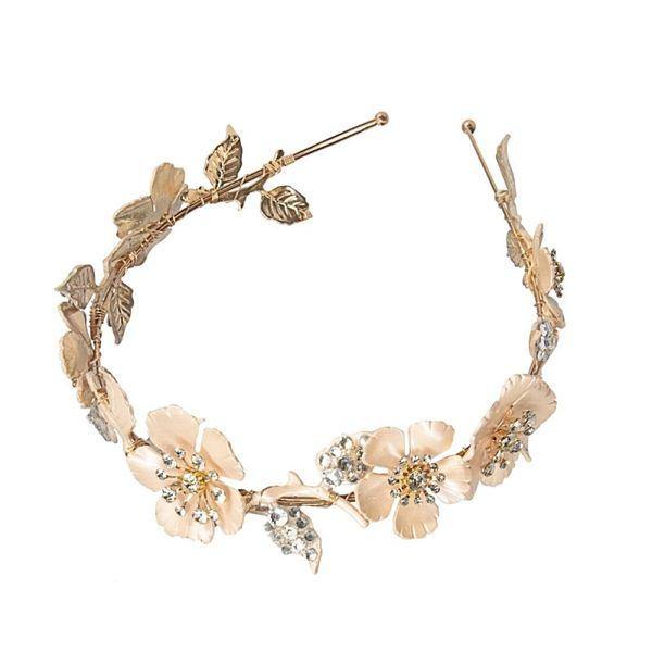 
            
                Load image into Gallery viewer, Brides, Bridesmaids Blush Pink Luxe Floral Headband 132
            
        
