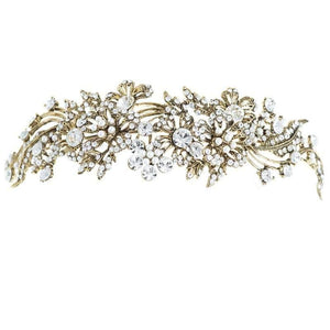 
            
                Load image into Gallery viewer, Brides Crystal and Pearl Wedding Tiara, 1083
            
        