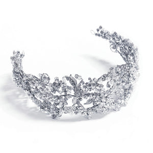 
            
                Load image into Gallery viewer, Brides Luxury Crystal Headpiece, JADE
            
        