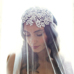 Brides Stunning Crystal Headdress, MAJESTIC