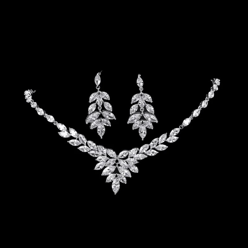 Brides Wedding Jewellery Set with Crystals, A9059