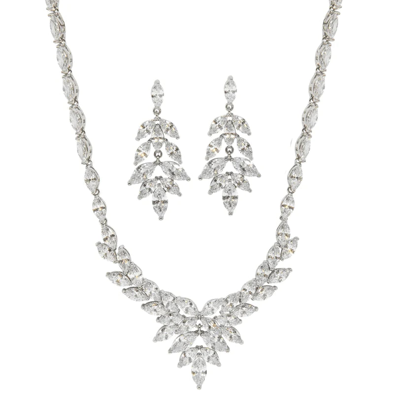 
            
                Load image into Gallery viewer, Brides Wedding Jewellery Set with Crystals, A9059
            
        