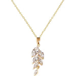 Crystal Drop Bridal Necklace, A7338