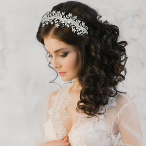 Crystal Embellished Bridal Headpiece, 7600