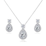 Crystal Necklace & Earrings Bridal Jewellery Set 1177