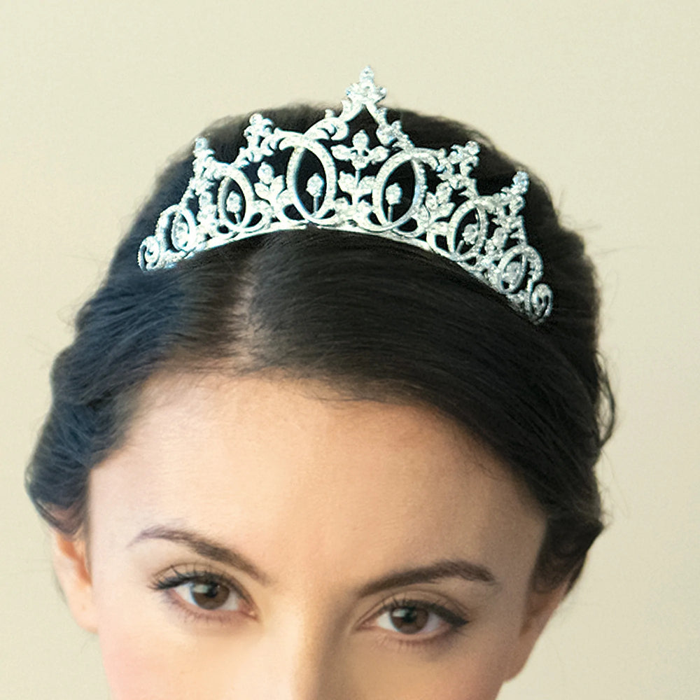 
            
                Load image into Gallery viewer, Crystal Wedding Tiara PERFECT LOVE
            
        