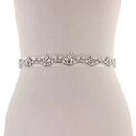 Crystal and Pearl Embellished Bridal Belt, Wedding Dress Belt, Organza Sash 149