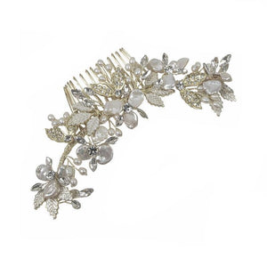 Crystal and Pearl Wedding Hair Comb, 2033