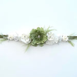 Floral Bridal Belt Sash, Wedding Dress Belt, Sage Green TT24