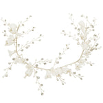 Floral Bridal Hair Vine with Crystals & Pearls, A9084
