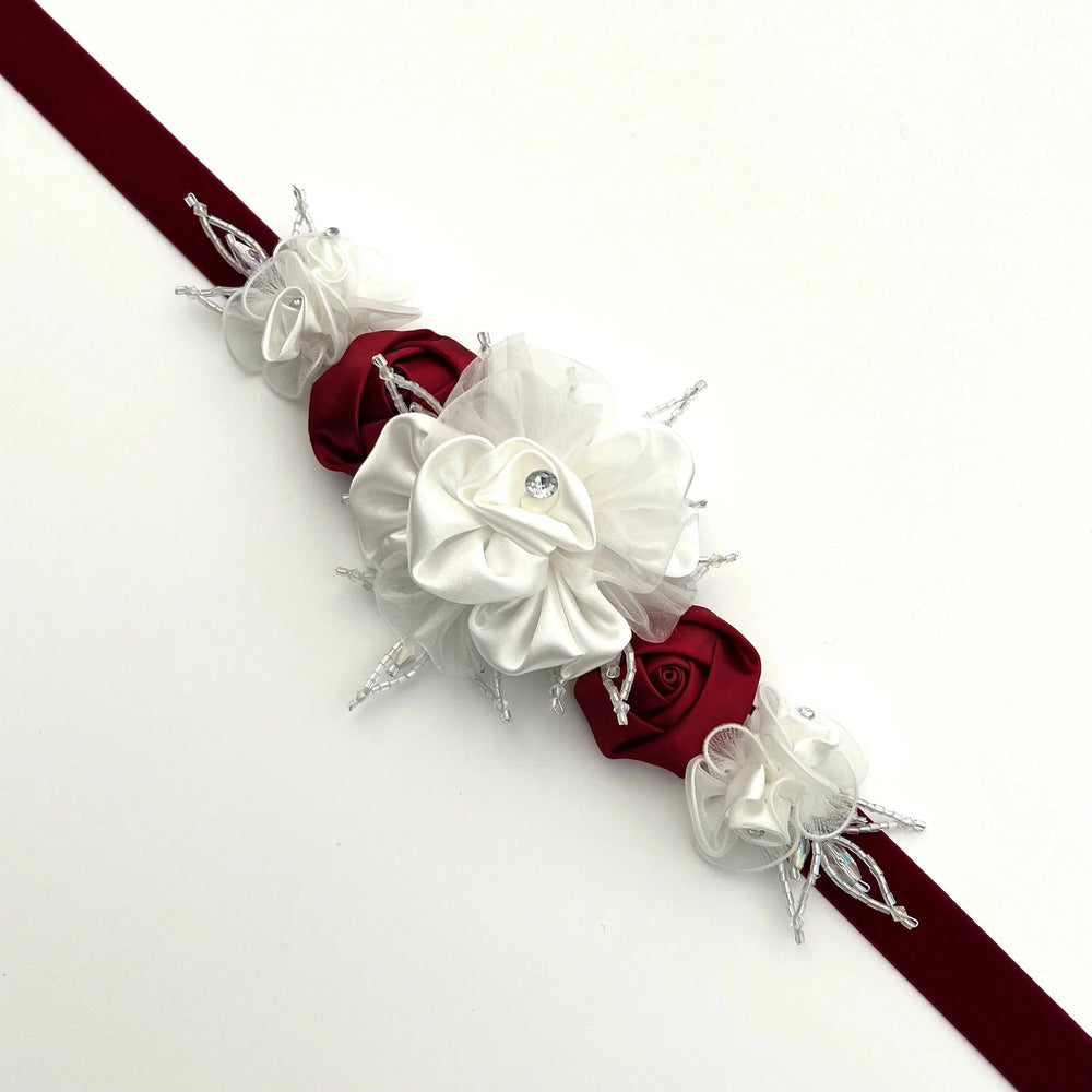 Flower Girl Belt Sash, Bridal Dress Belt TT100